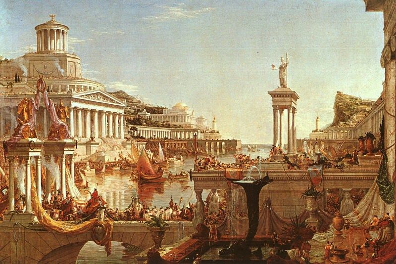 Thomas Cole The Course of the Empire The Consummation